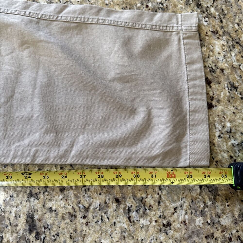 VINTAGE Polo Ralph Lauren Pants Mens 33x34 Tan Freighter Cargo Military Y2K - Picture 9 of 10